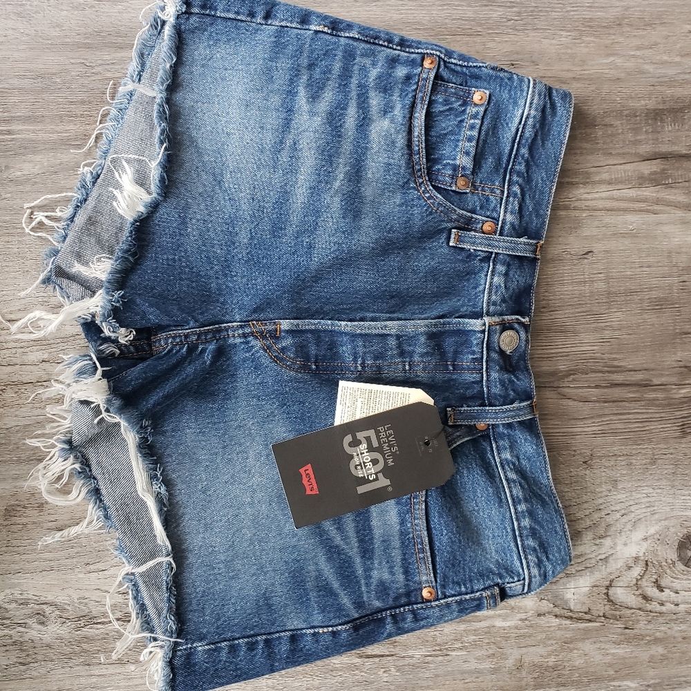 NTW Levi's Premium 501 High Rise Shorts | Button Fly
